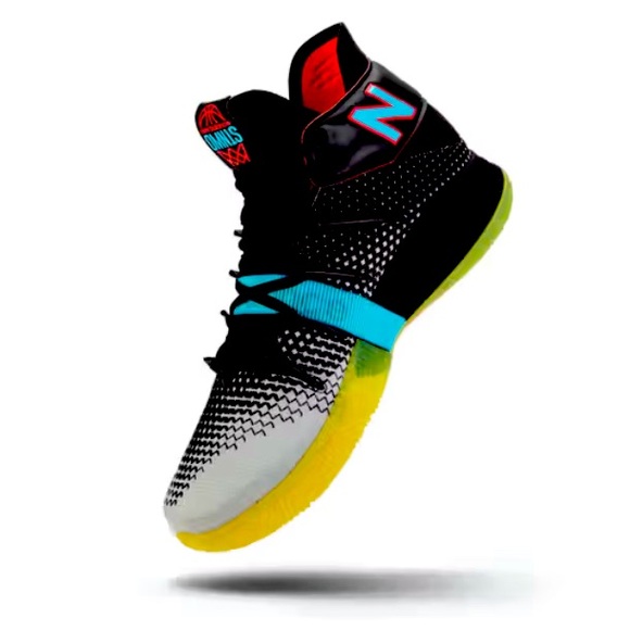 New Balance OMN1S Kawhi Leonard Baited Black Teal White Red Basketball Shoes - Picture 1 of 13